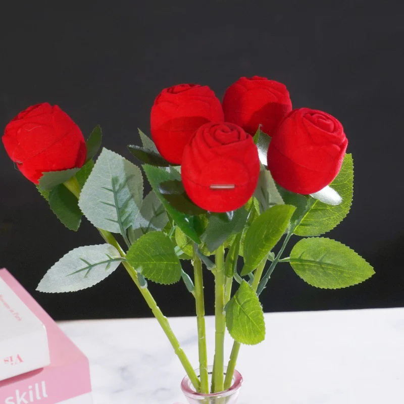 Red Rose Ring for Proposal - Image 3